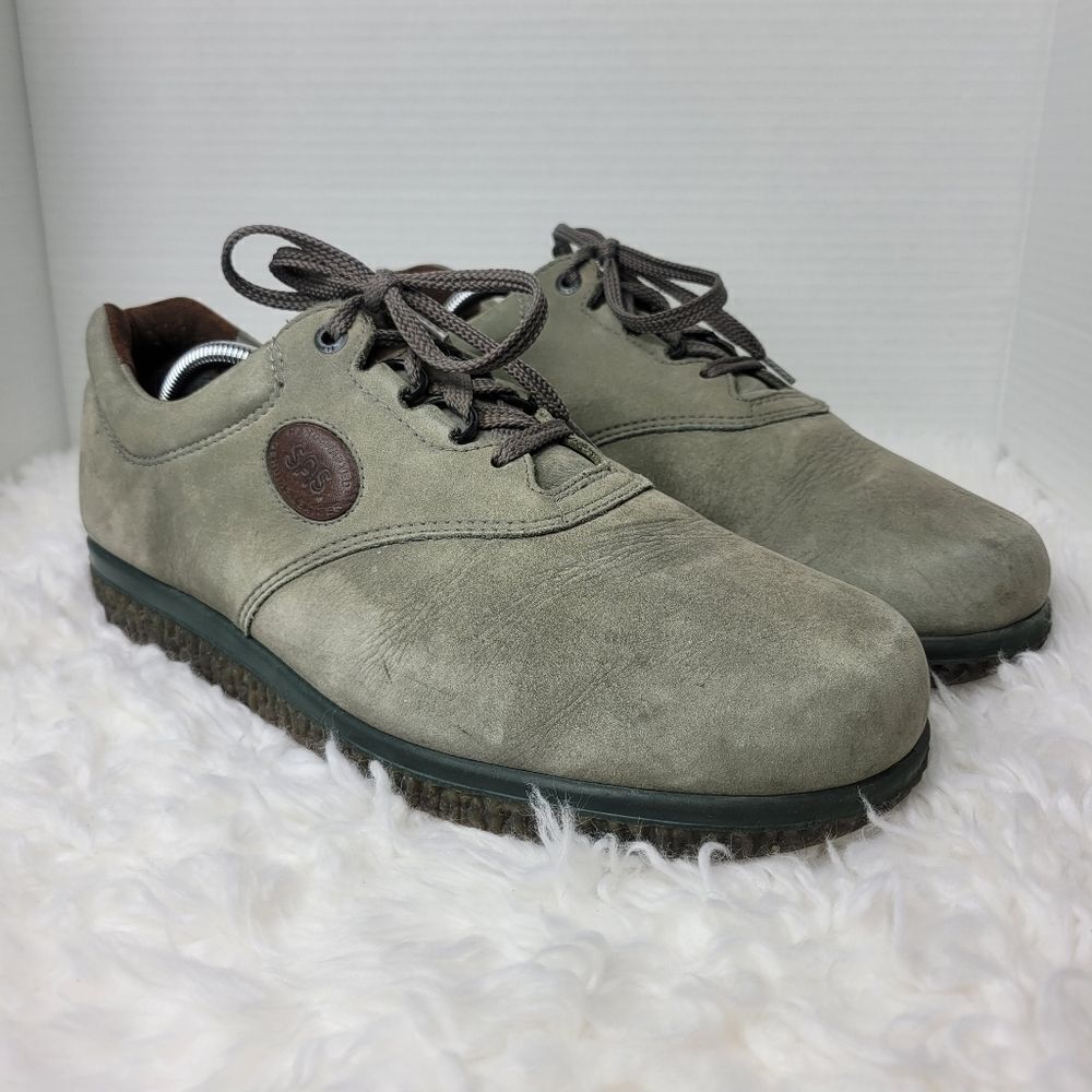 SAS Tuff Mens Size 11.5 Sneaker Gray Suede Crepe Sole Comfort Shoes